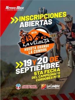 Se viene la 2da edición de LA VUELTA MTB Huerta Grande - La Cumbre